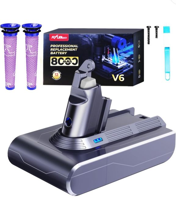 Dyson V7, с  MOP за мокро почистване и  глави за  гладко повх & килими