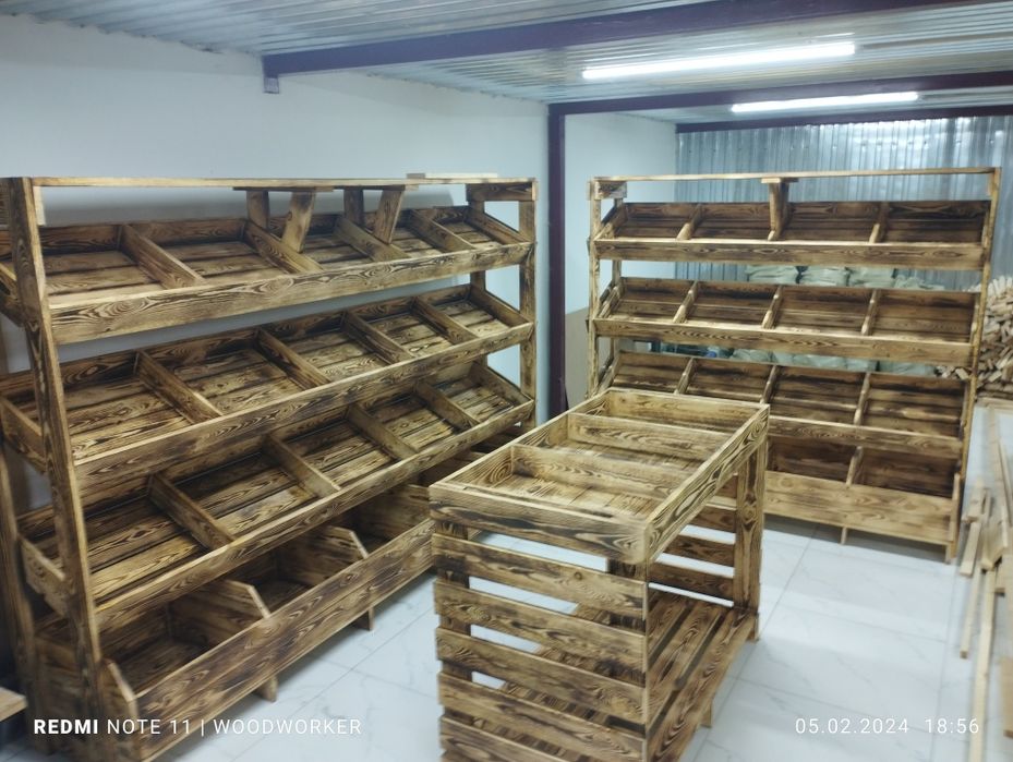 Овощные полки. Стеллажи