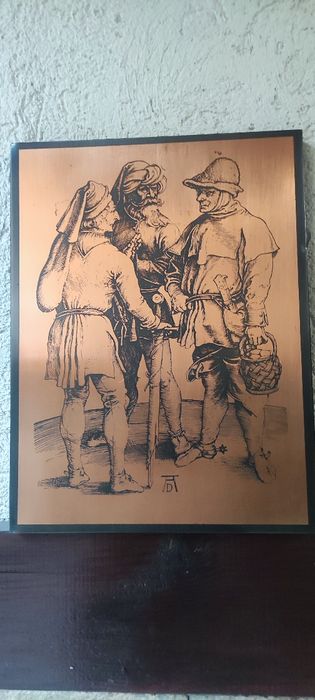 Две картини с медно покритие