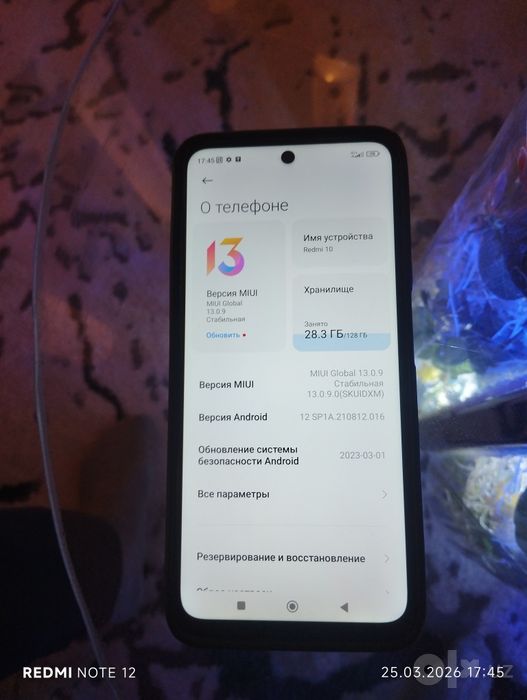 Redmi 10 128gb холати яхши коробка ёк