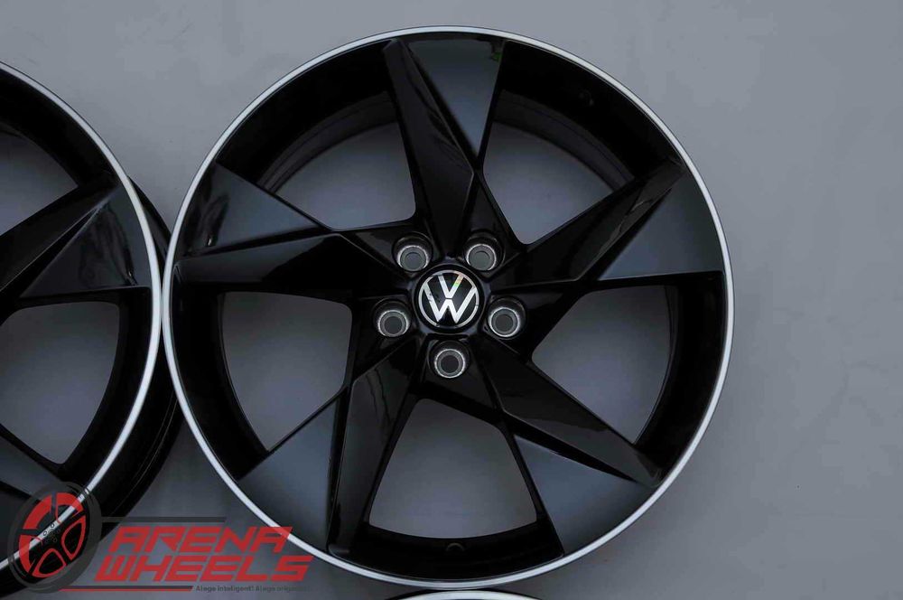Jante Noi 17 inch Originale VW Taigo T-Cross R17 5x100 Negru