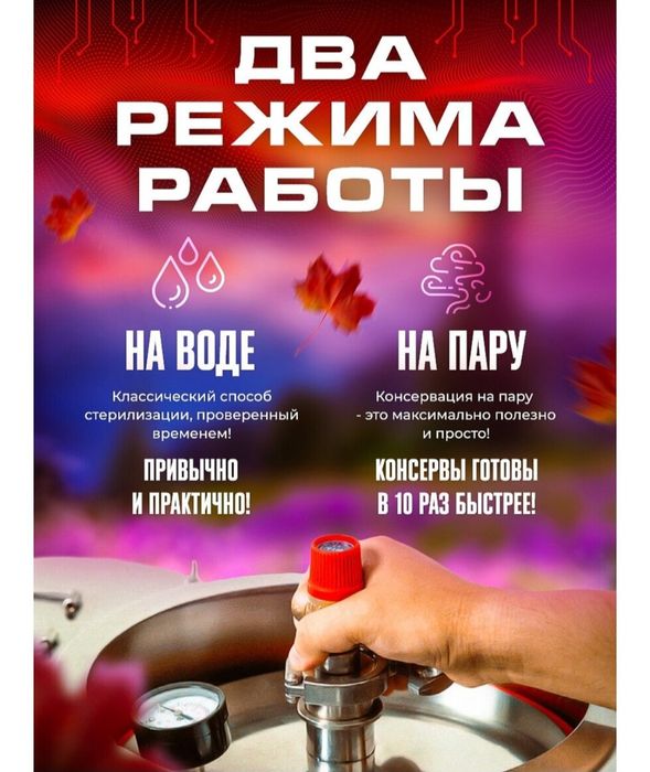 Автоклав электрический Малиновка 4 Смарт Шеф 26л,35л,42л