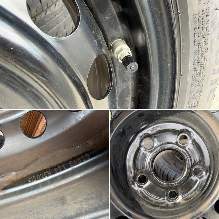 4бр. КАТО НОВИ Зимни Гуми 185/65R/15 -BRIDGESTONE/DOT:4622- С 15” Железни Джанти 5х100 за -TOYOTA/LEXUS/SUZUKI- 6.0Jx15H2, ET45