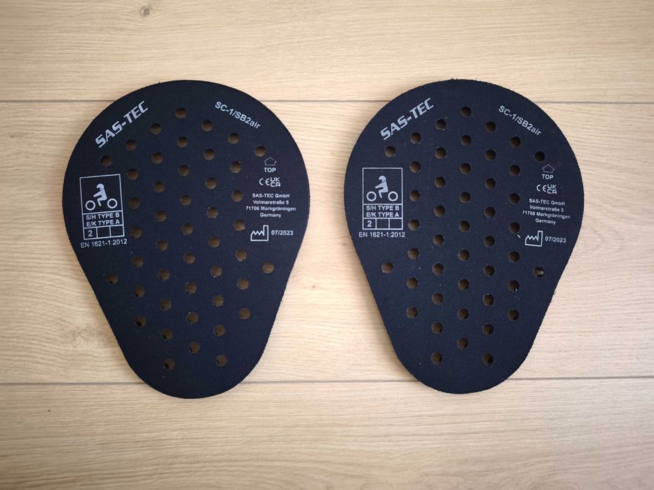 Protecții Armura Viscoelastica Noua Sas Tec Triple Flex Air Level 2 Moto Motocicleta Scooter ATV Trotineta