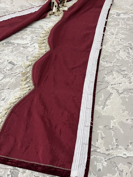 Шторы вверняя часть узорами