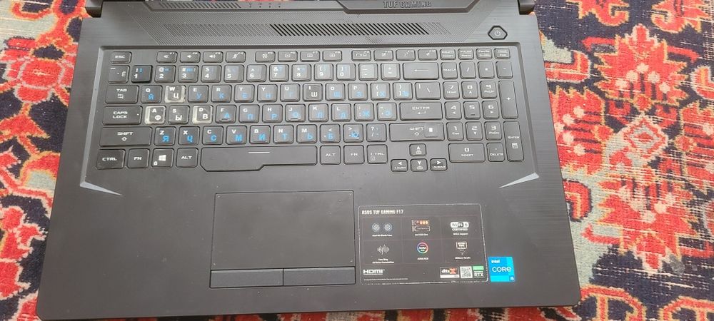 ASUS TUF F17 FX706H model 17 inch