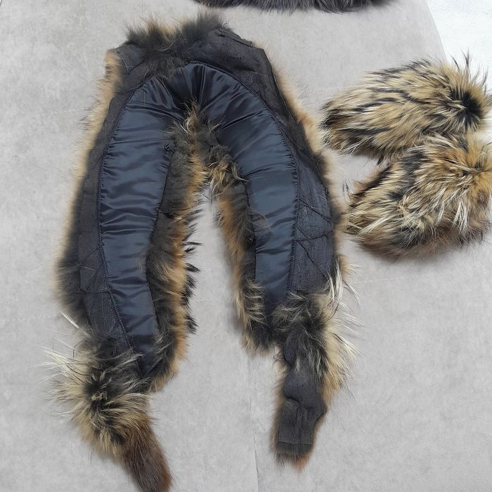 Ворот и нарукавники, енот