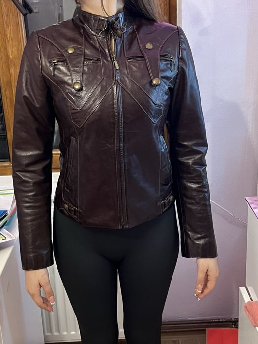 яке от естествена кожа