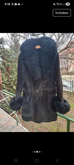 Cojoc damă din blană naturală, Made in Italy ( 40/ 42)