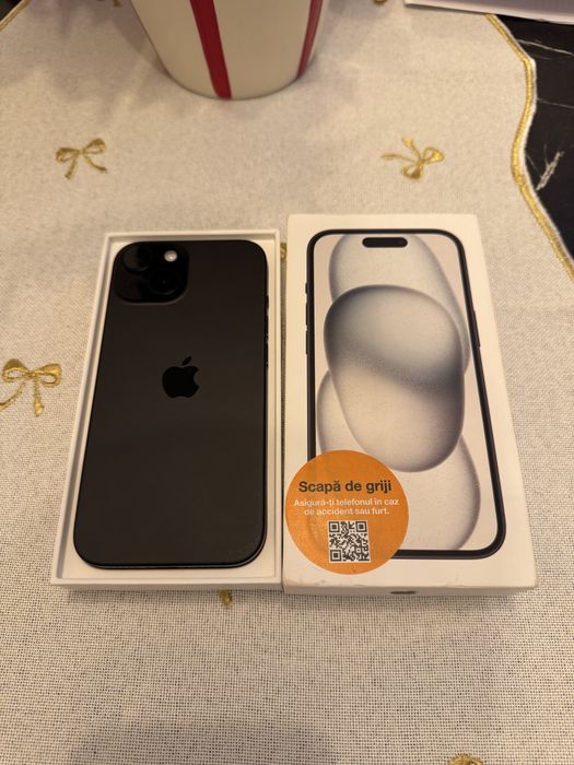 iPhone 15 128GB  Black garantie