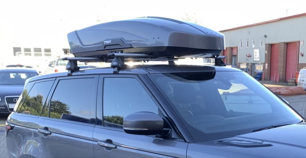 Bare longitudinale plafon Range Rover Sport L494 si bare transversale plafon THULE