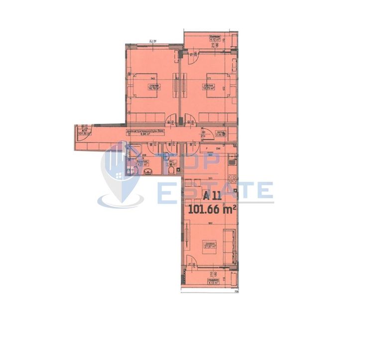 Продава се Тристаен апартамент в Велико Търново, Бузлуджа - 113 кв.м за 1054 €/кв.м - Снимка #3