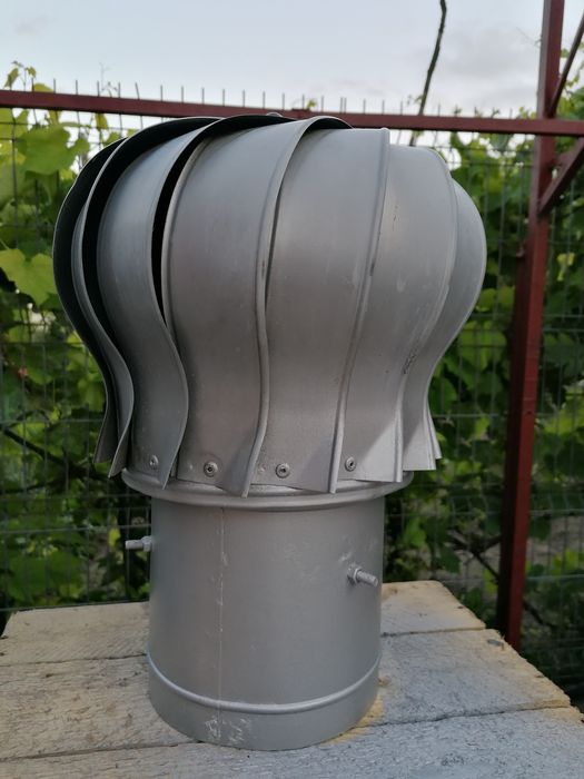 Pălărie terminal rotativa pentru coșuri de fum, diametru 150 mm