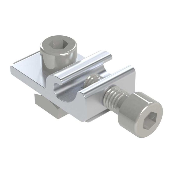 Заземителна скоба ar2 за алуминиев профил 40x40 за соларни системи