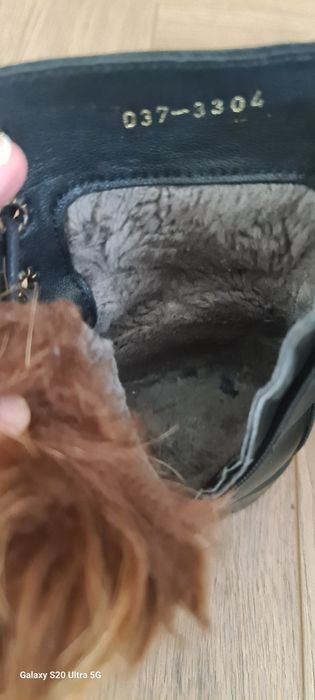 Ботинки зимние кожа