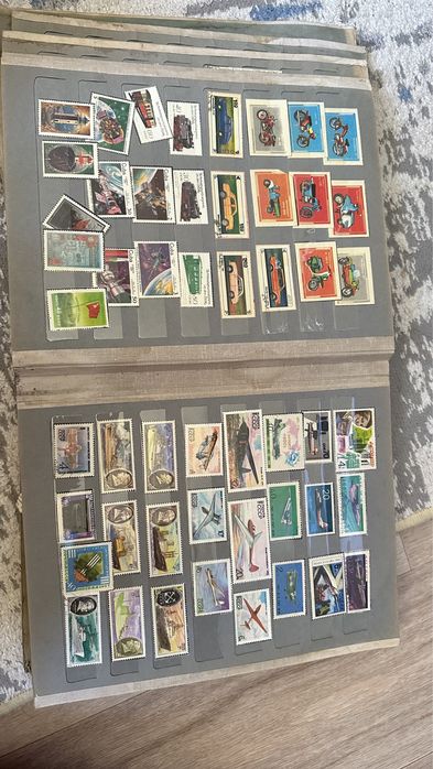 Почтовые марк старые 50-60лет