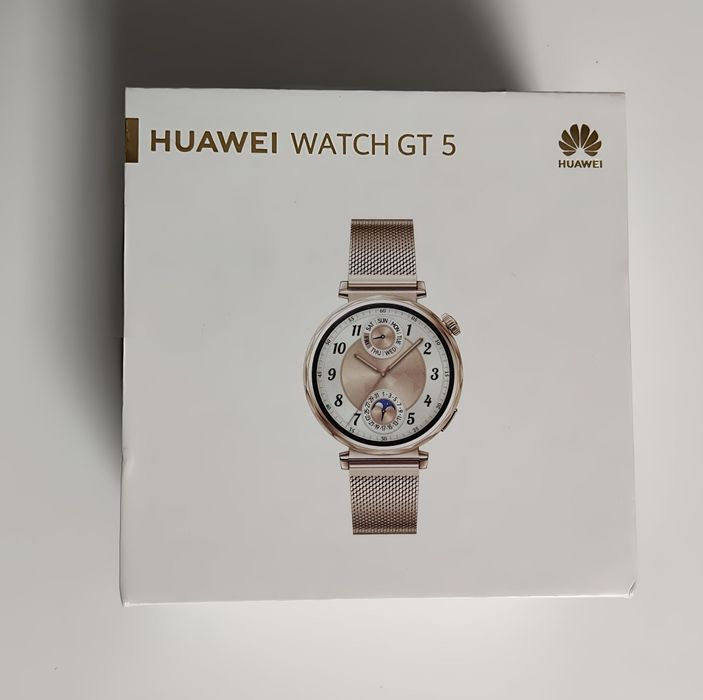 Huawei Watch GT 5 – 41 mm – Gold – Brățară Milanese | Elegant & Premiu