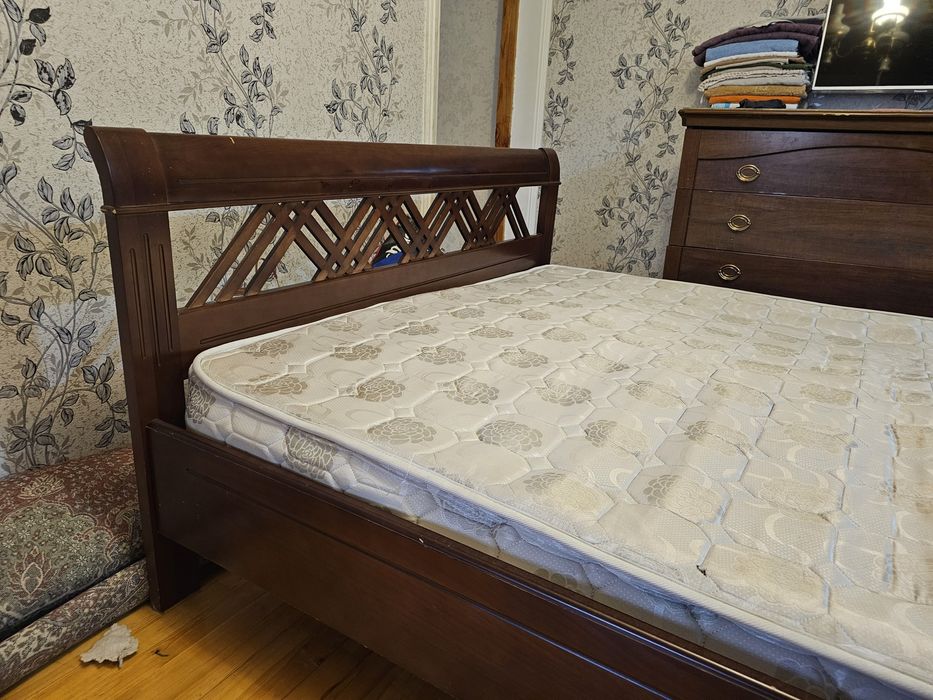 Кровать Сонет дерево 100% , двухспальнии,