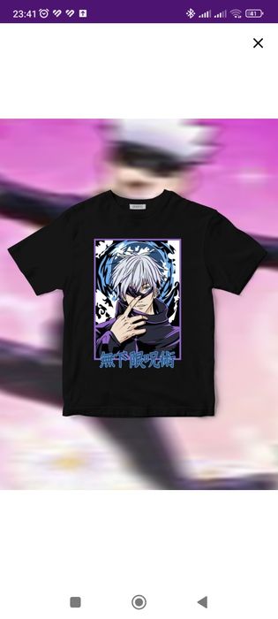 Футболка аниме оверсайз