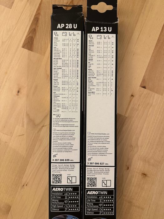 Чистачки Bosch Aero Twin 340mm/700mm