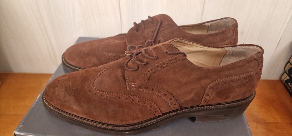 Туфли замшевые 46р
