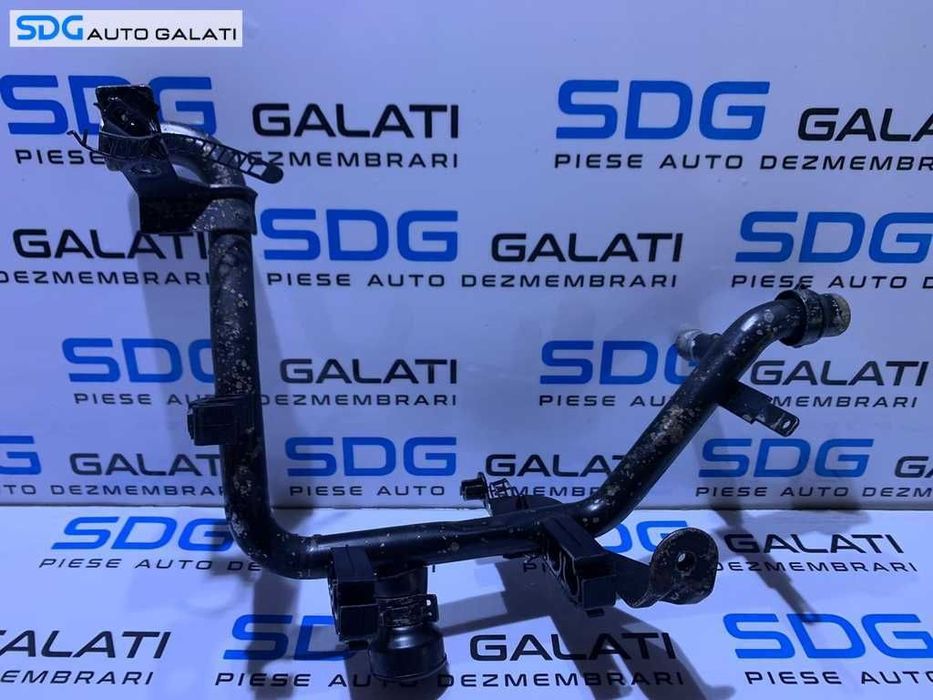 Teava Conducta Traseu Apa Lichid Racire Motor Antigel Audi A4 B7 1.9TDI BKE BRB / 2.0TDI BPW 2005 - 2008 Cod 038121065BH [V0293]