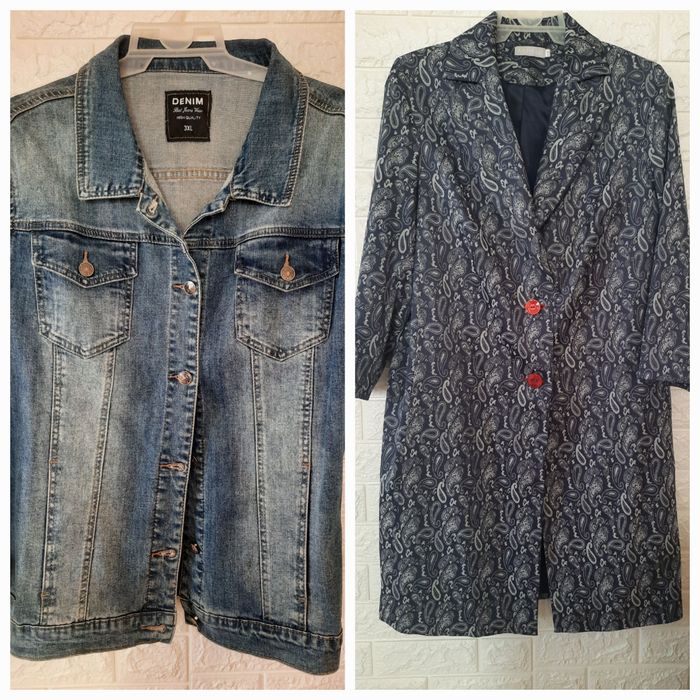 Куртка джинсовая, пыльник