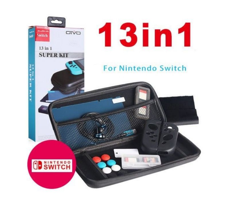 13in1 Super kit Accesorii si husa de transport consola Nintendo Switch