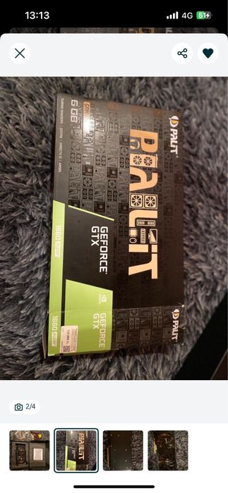 видеокарта 1660 super palit