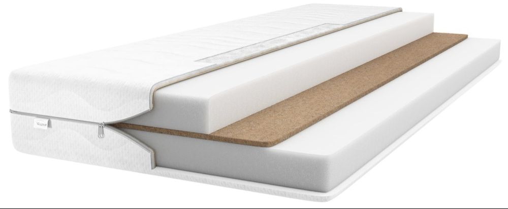 Saltea copii 80x160 cocos + spumă, reversibilă, aproape nouă