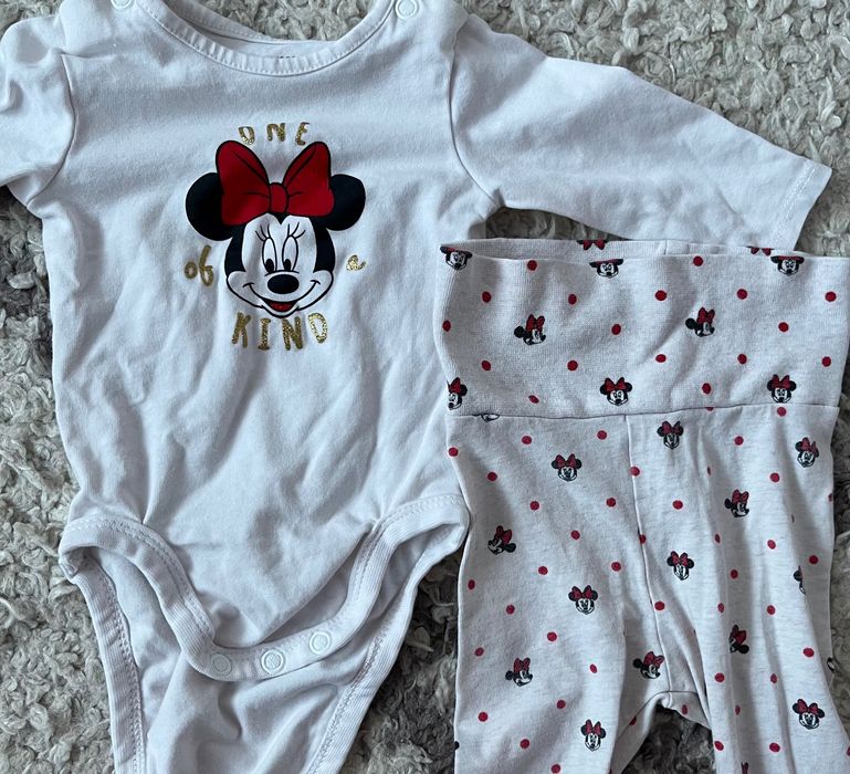 Коледен комплект с Мики Маус - размер 56 ХМ