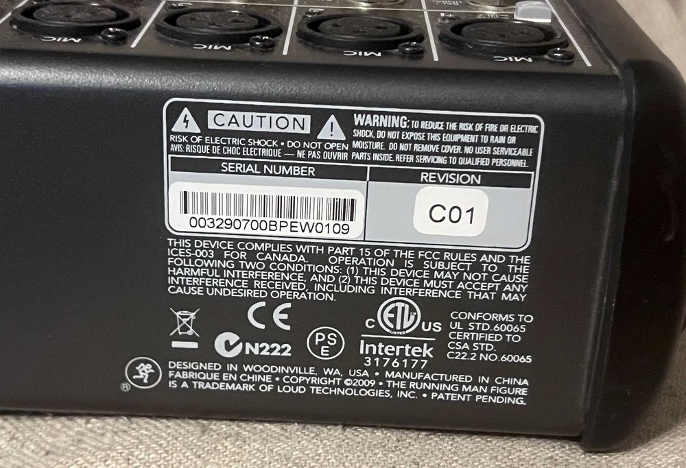 Mixer audio Mackie ProFX12v2 USB efecte 12 canale perfect functionabil