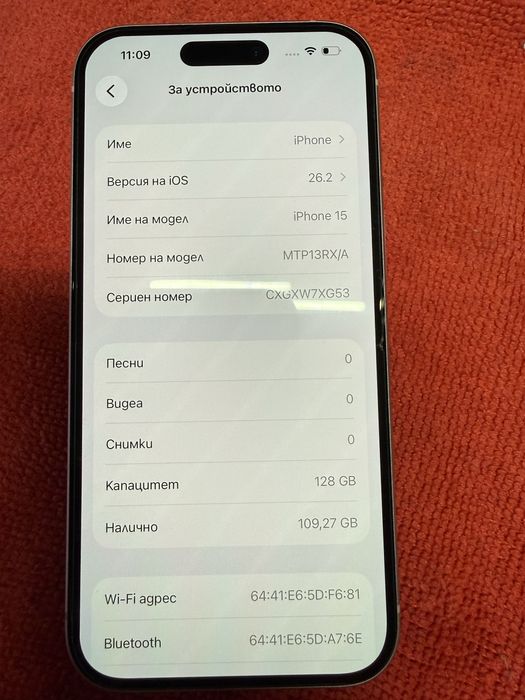 Iphone 15 Pink 128GB