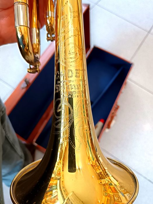 Тромпет Zelmer със сурдина и мундщук