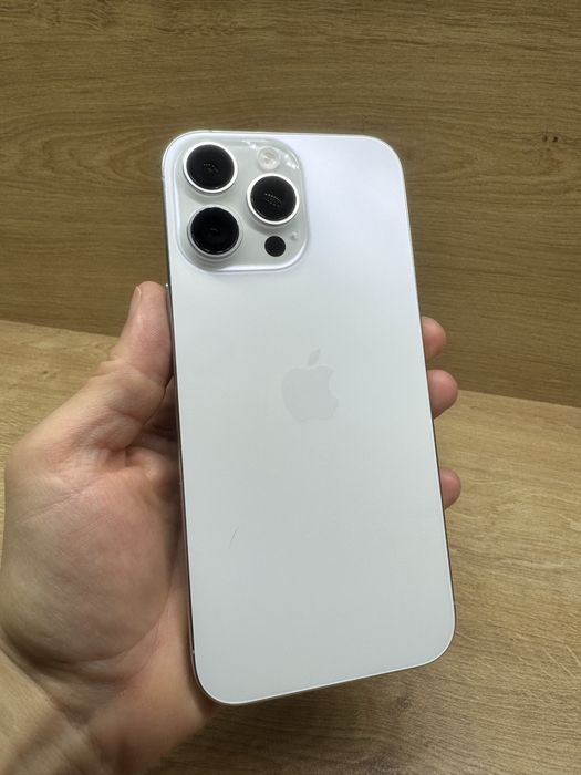 iPhone 16 PRO MAX 256Gb Alb 97% battery life