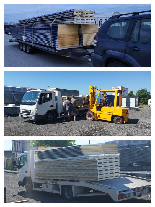 Depozit panouri sandwich termoizolante,constructii,containere,hale,etc