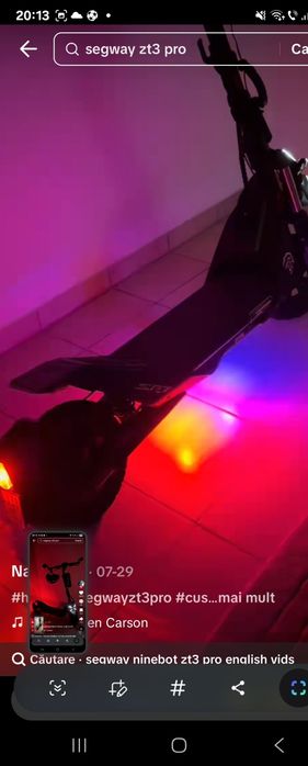 Trotineta electrica segway zt 3 pro