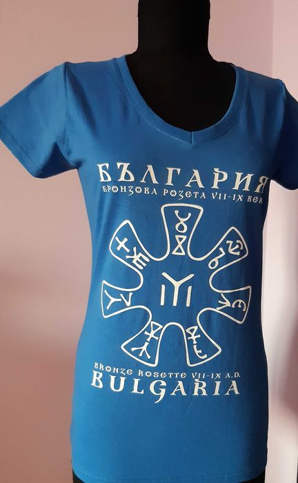 Тениски с щампа "Розетата от Плиска"