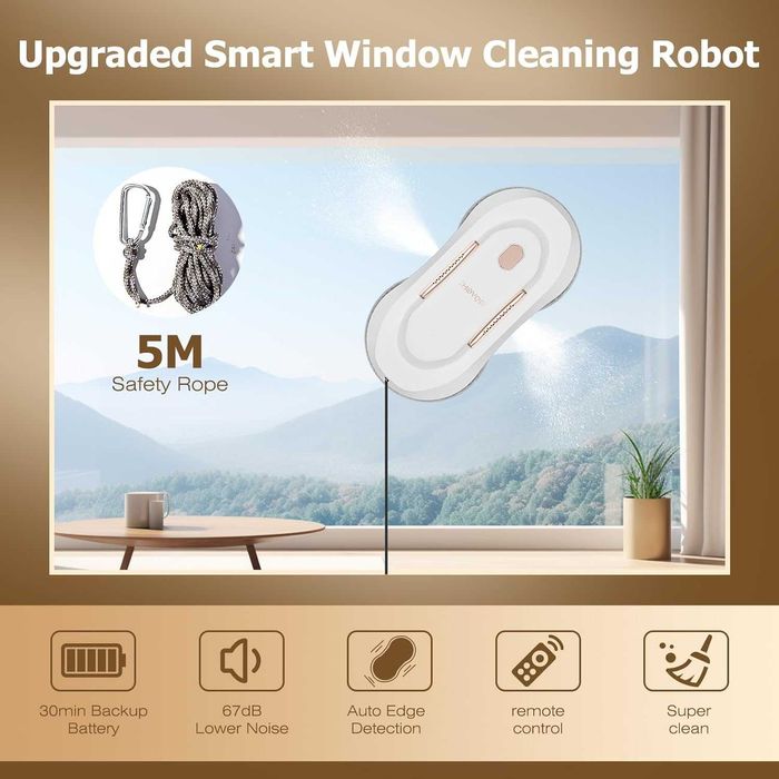 Робот за прозорци CHOVERY window cleaning robot,Гаранция