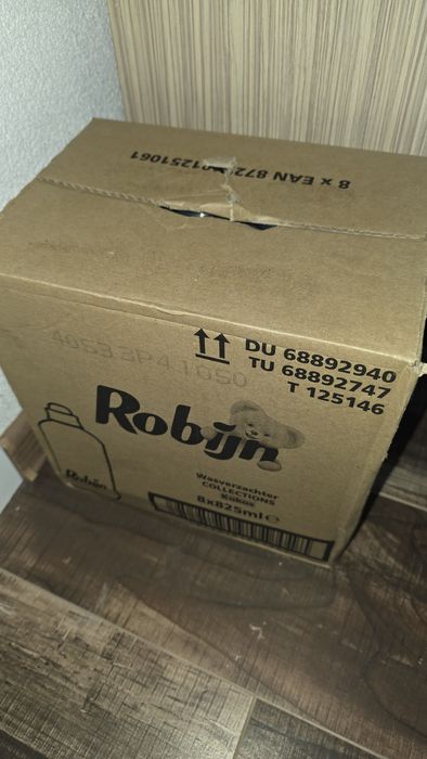 Омекотител Робайн Robijn 8х825мл(33 пранета)