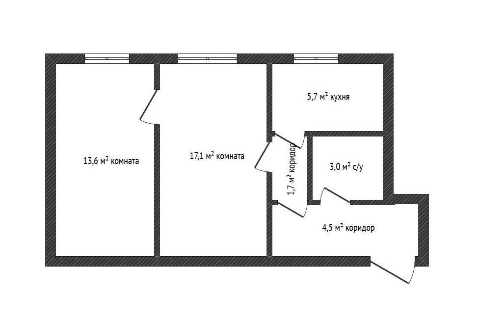 2 к.кв. в р-не Жилгородок