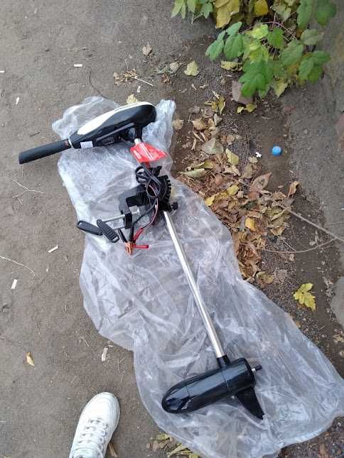Электромотор для лодки, новый