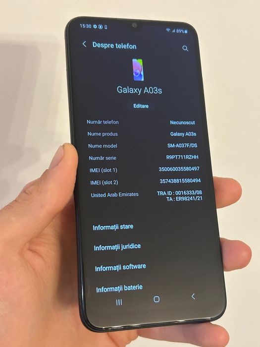Samsung A03s Dual Sim 32GB