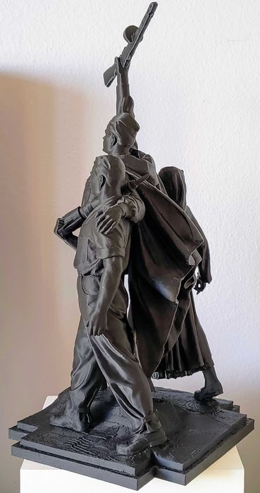 Архивна възстановка на демонтиран софийски монумент