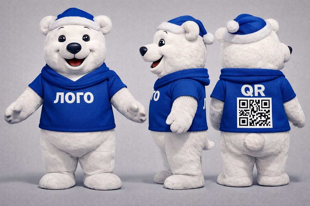 Маскот для промоутера | ростовой костюм под бренд