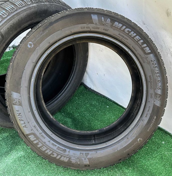 4бр 205/55r16 MICHELIN зимни