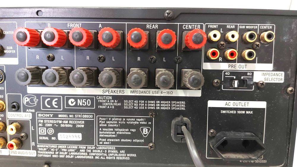Amplificator cu radio Sony STR DB930
