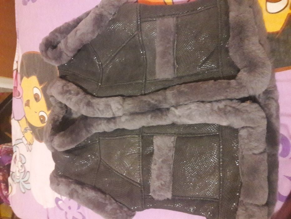 Детски кожен елек