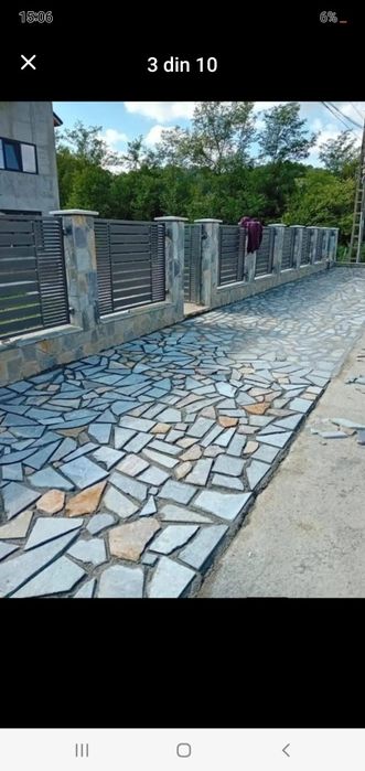 Vând și montez piatră Naturală