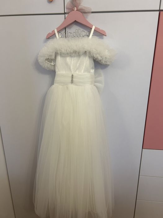 Rochie fetite nunta  tull 7-10 ani